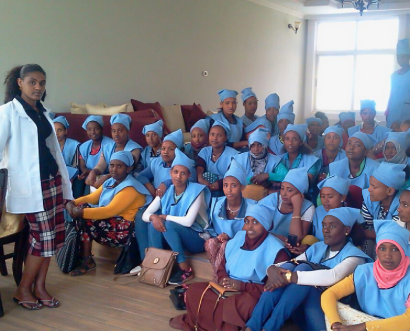 Training session for housekeeping staff